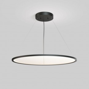 DK6620-BK Подвесной горизонтальный светильник Veil со светодиодом H900 d1000 220V 82W 3000-6000K IP20 черный алюминий в Александровском - alexsandrovskoe.ok-mebel.com | фото