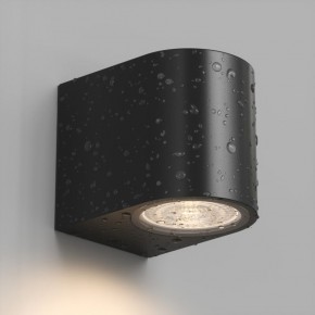 DK9790-BK Настенный уличный светильник NARVIK, IP44, GU10 LED, до 15 Вт, черный, алюминий в Александровском - alexsandrovskoe.ok-mebel.com | фото 3