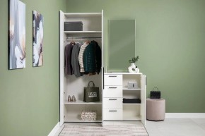 ЭЙР прихожая (модульная) Белый Шагрень в Александровском - alexsandrovskoe.ok-mebel.com | фото 25