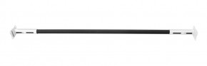 Турник раздвижной 1250-1500 цв. белый-черный FLEXTER PROFI в Александровском - alexsandrovskoe.ok-mebel.com | фото