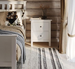 Комод 02 Кантри белый с двумя ящиками в Александровском - alexsandrovskoe.ok-mebel.com | фото 4