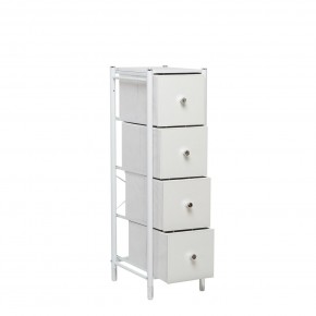 Комод Leset Нирита/Хайди узкий 4 ящика в Александровском - alexsandrovskoe.ok-mebel.com | фото 3