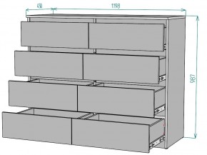 Комод Мальта K133 в Александровском - alexsandrovskoe.ok-mebel.com | фото 2