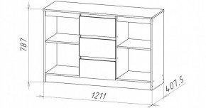 НИЦЦА-5 Комод (НЦ.05) в Александровском - alexsandrovskoe.ok-mebel.com | фото 2