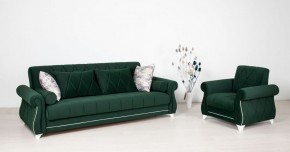 Комплект Роуз ТД 411 диван-кровать + кресло + комплект подушек в Александровском - alexsandrovskoe.ok-mebel.com | фото