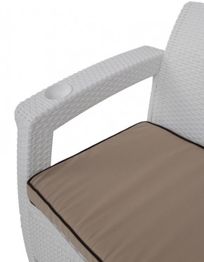 Комплект уличной мебели Yalta Premium Terrace Set (Ялта) белый (+подушки под спину) в Александровском - alexsandrovskoe.ok-mebel.com | фото 5