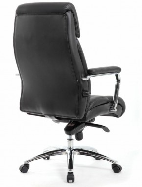 Кресло BRABIX PREMIUM "Phaeton EX-502" (кожа с компаньоном, хром, черное) 530882 в Александровском - alexsandrovskoe.ok-mebel.com | фото 4