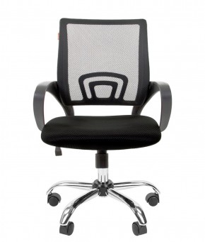 Кресло для оператора CHAIRMAN 696 хром (ткань TW-11/сетка TW-01) в Александровском - alexsandrovskoe.ok-mebel.com | фото 2