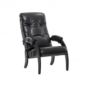Кресло для отдыха Модель 61 Венге, к/з Vegas Lite Black в Александровском - alexsandrovskoe.ok-mebel.com | фото 4