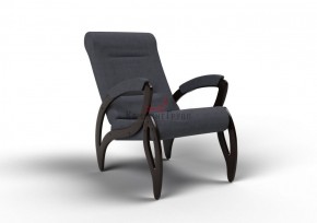 Кресло для отдыха Зельден 20-Т-ГР (ткань/венге) ГРАФИТ в Александровском - alexsandrovskoe.ok-mebel.com | фото 1