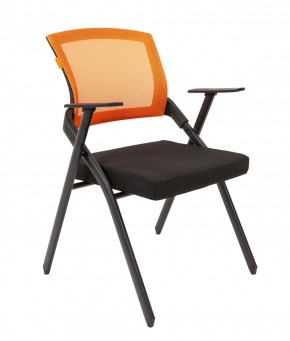 Кресло для посетителей CHAIRMAN NEXX (ткань стандарт черный/сетка DW-66) в Александровском - alexsandrovskoe.ok-mebel.com | фото