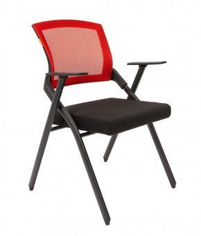 Кресло для посетителей CHAIRMAN NEXX (ткань стандарт черный/сетка DW-69) в Александровском - alexsandrovskoe.ok-mebel.com | фото