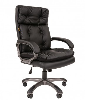 Кресло для руководителя  CHAIRMAN 442 (экокожа черная) в Александровском - alexsandrovskoe.ok-mebel.com | фото 2