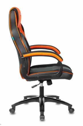 Кресло игровое Бюрократ VIKING 2 AERO ORANGE черный/оранжевый в Александровском - alexsandrovskoe.ok-mebel.com | фото 3