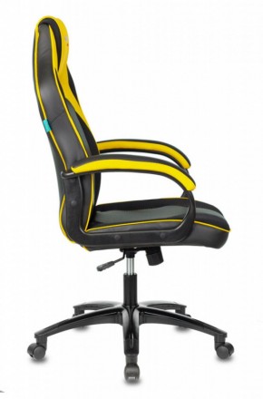 Кресло игровое Бюрократ VIKING 2 AERO YELLOW черный/желтый в Александровском - alexsandrovskoe.ok-mebel.com | фото 3