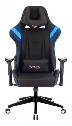 Кресло игровое Бюрократ VIKING 4 AERO BLUE черный/синий в Александровском - alexsandrovskoe.ok-mebel.com | фото 3