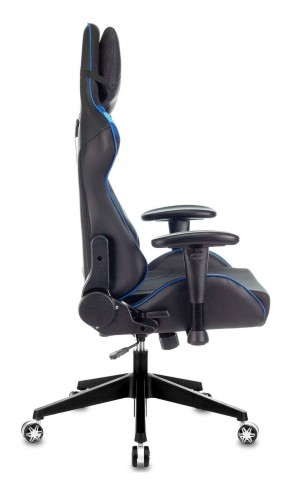 Кресло игровое Бюрократ VIKING 4 AERO BLUE черный/синий в Александровском - alexsandrovskoe.ok-mebel.com | фото 8