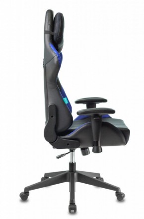 Кресло игровое Бюрократ VIKING 5 AERO BLUE черный/синий в Александровском - alexsandrovskoe.ok-mebel.com | фото 5