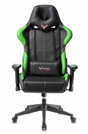 Кресло игровое Бюрократ VIKING 5 AERO LGREEN черный/салатовый в Александровском - alexsandrovskoe.ok-mebel.com | фото 2