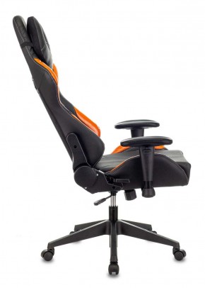 Кресло игровое Бюрократ VIKING 5 AERO ORANGE черный/оранжевый в Александровском - alexsandrovskoe.ok-mebel.com | фото 2