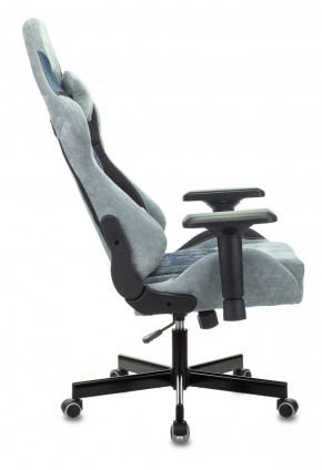 Кресло игровое Бюрократ VIKING 7 KNIGHT BL FABRIC синий в Александровском - alexsandrovskoe.ok-mebel.com | фото 2