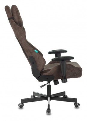 Кресло игровое Бюрократ VIKING KNIGHT LT10 FABRIC коричневый в Александровском - alexsandrovskoe.ok-mebel.com | фото 2