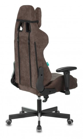 Кресло игровое Бюрократ VIKING KNIGHT LT10 FABRIC коричневый в Александровском - alexsandrovskoe.ok-mebel.com | фото 5