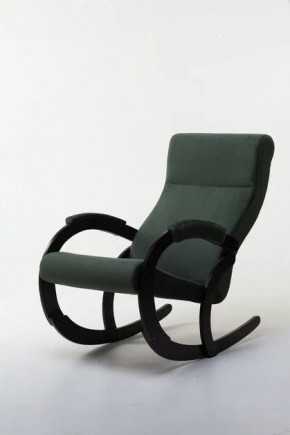 Кресло-качалка КОРСИКА 34-Т-AG (зеленый) в Александровском - alexsandrovskoe.ok-mebel.com | фото 1
