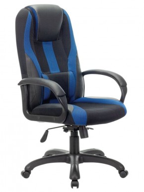 Кресло компьютерное BRABIX PREMIUM "Rapid GM-102" (экокожа/ткань, черное/синее) 532106 в Александровском - alexsandrovskoe.ok-mebel.com | фото 1