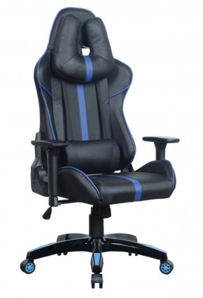 Кресло компьютерное BRABIX "GT Carbon GM-120" (черное/синее) 531930 в Александровском - alexsandrovskoe.ok-mebel.com | фото
