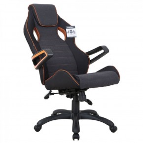 Кресло компьютерное BRABIX Techno Pro GM-003 (ткань черное/серое, вставки оранжевые) 531813 в Александровском - alexsandrovskoe.ok-mebel.com | фото 8