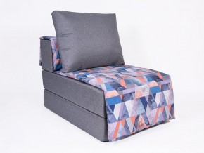 Кресло-кровать бескаркасное Харви (серый-сноу деним) в Александровском - alexsandrovskoe.ok-mebel.com | фото