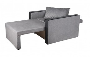 Кресло-кровать Милена с подлокотниками (серый) Велюр в Александровском - alexsandrovskoe.ok-mebel.com | фото 3