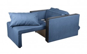 Кресло-кровать Милена с подлокотниками (синий) Велюр в Александровском - alexsandrovskoe.ok-mebel.com | фото 2