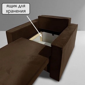 Кресло-кровать Принц КК1-ВК (велюр коричневый) в Александровском - alexsandrovskoe.ok-mebel.com | фото 6