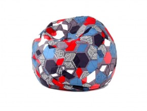 Кресло-мешок Мяч M (Geometry Slate) в Александровском - alexsandrovskoe.ok-mebel.com | фото 1