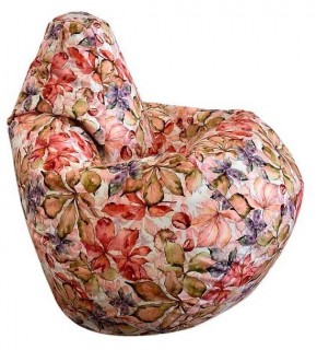 Кресло-мешок Цветы L в Александровском - alexsandrovskoe.ok-mebel.com | фото