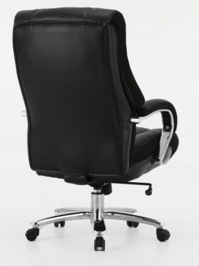 Кресло офисное BRABIX PREMIUM "Bomer HD-007" (рециклированная кожа, хром, черное) 531939 в Александровском - alexsandrovskoe.ok-mebel.com | фото 4