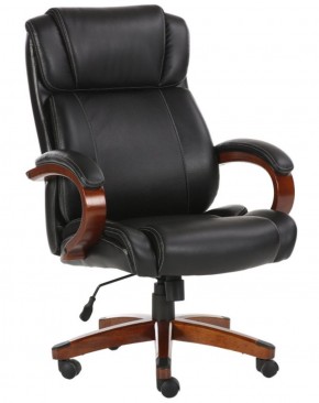 Кресло офисное BRABIX PREMIUM "Magnum EX-701" (дерево, рециклированная кожа, черное) 531827 в Александровском - alexsandrovskoe.ok-mebel.com | фото 1