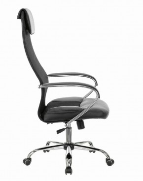 Кресло офисное BRABIX PREMIUM "Stalker EX-608 CH" (хром, ткань-сетка/кожзам, черное) 532091 в Александровском - alexsandrovskoe.ok-mebel.com | фото 2