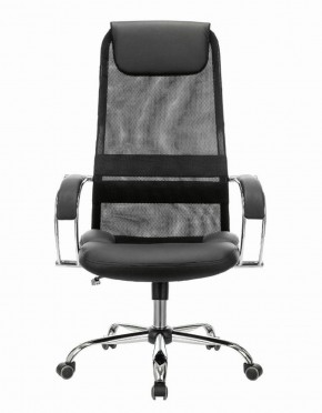 Кресло офисное BRABIX PREMIUM "Stalker EX-608 CH" (хром, ткань-сетка/кожзам, черное) 532091 в Александровском - alexsandrovskoe.ok-mebel.com | фото 3
