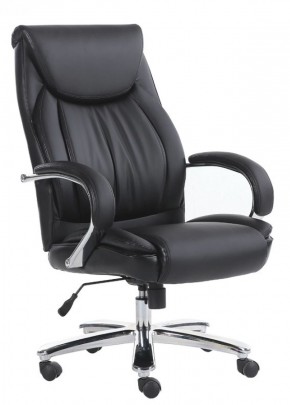 Кресло офисное BRABIX "Advance EX-575" (хром/экокожа/черное) 531825 в Александровском - alexsandrovskoe.ok-mebel.com | фото