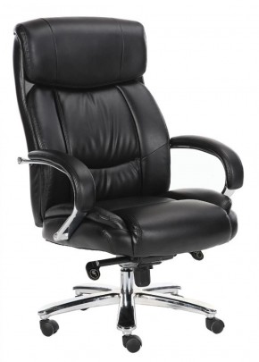 Кресло офисное BRABIX "Direct EX-580" (хром/рециклированная кожа/черное) 531824 в Александровском - alexsandrovskoe.ok-mebel.com | фото