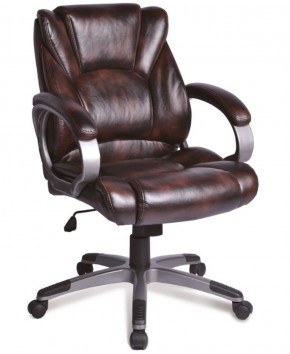 Кресло офисное BRABIX "Eldorado EX-504" (коричневое) 530875 в Александровском - alexsandrovskoe.ok-mebel.com | фото