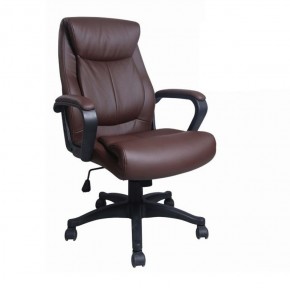 Кресло офисное BRABIX "Enter EX-511" (экокожа/коричневая) 531163 в Александровском - alexsandrovskoe.ok-mebel.com | фото 1