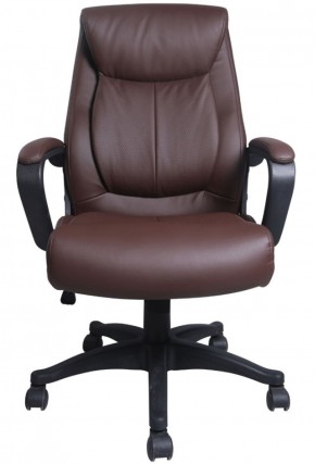 Кресло офисное BRABIX "Enter EX-511" (экокожа/коричневая) 531163 в Александровском - alexsandrovskoe.ok-mebel.com | фото 3