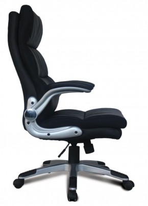 Кресло офисное BRABIX "Fregat EX-510" (рециклированная кожа, черное) 530863 в Александровском - alexsandrovskoe.ok-mebel.com | фото 3