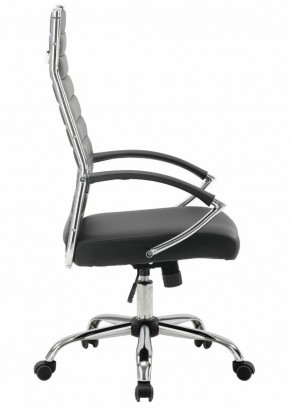 Кресло офисное BRABIX "Style EX-528", экокожа, хром, черное, 531947 в Александровском - alexsandrovskoe.ok-mebel.com | фото 3
