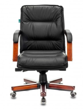 Кресло руководителя Бюрократ T-9927WALNUT-LOW/BL в Александровском - alexsandrovskoe.ok-mebel.com | фото 3