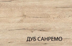 Кровать 140, OSKAR , цвет дуб Санремо в Александровском - alexsandrovskoe.ok-mebel.com | фото 4